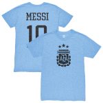 Explore lionel messi argentina national team 1863fc player retro tri-blend t-shirt – light blue – Germany Football Jerseys & T-Shirts Collection