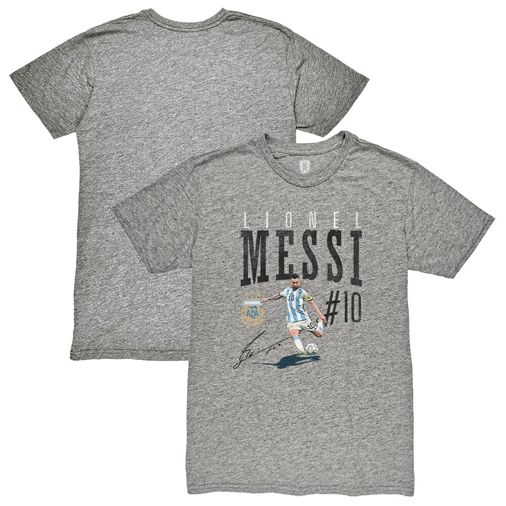 Explore lionel messi argentina national team 1863fc snapshot tri-blend t-shirt – heather gray – Germany Football Jerseys & T-Shirts Collection