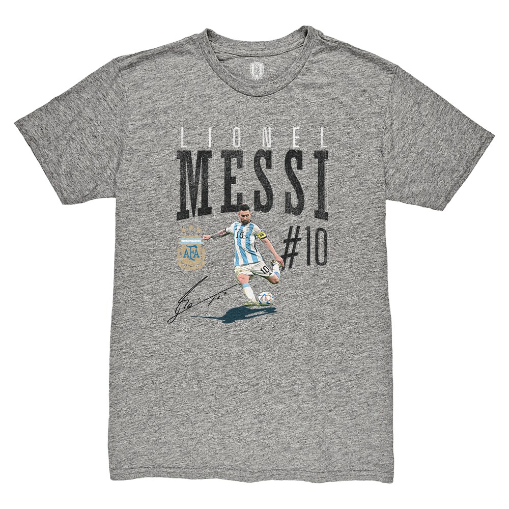 Explore lionel messi argentina national team 1863fc snapshot tri-blend t-shirt – heather gray – Germany Football Jerseys & T-Shirts Collection