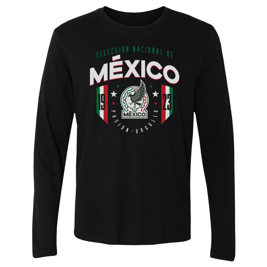 Explore mexico national team 500 level 1923 long sleeve t-shirt – black – Germany Football Jerseys & T-Shirts Collection