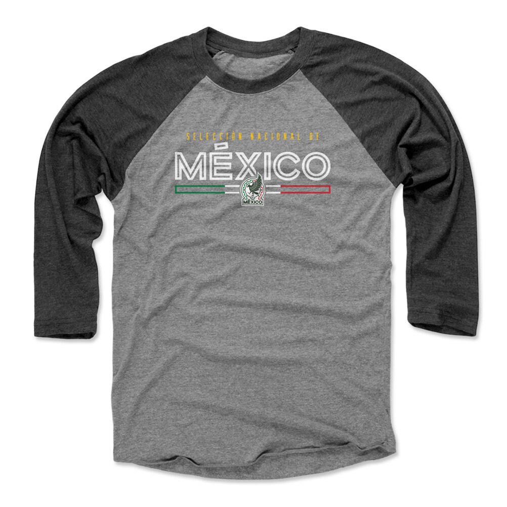 Explore mexico national team 500 level inline 34-sleeve tri-blend baseball t-shirt – blackheather gray – Germany Football Jerseys & T-Shirts Collection