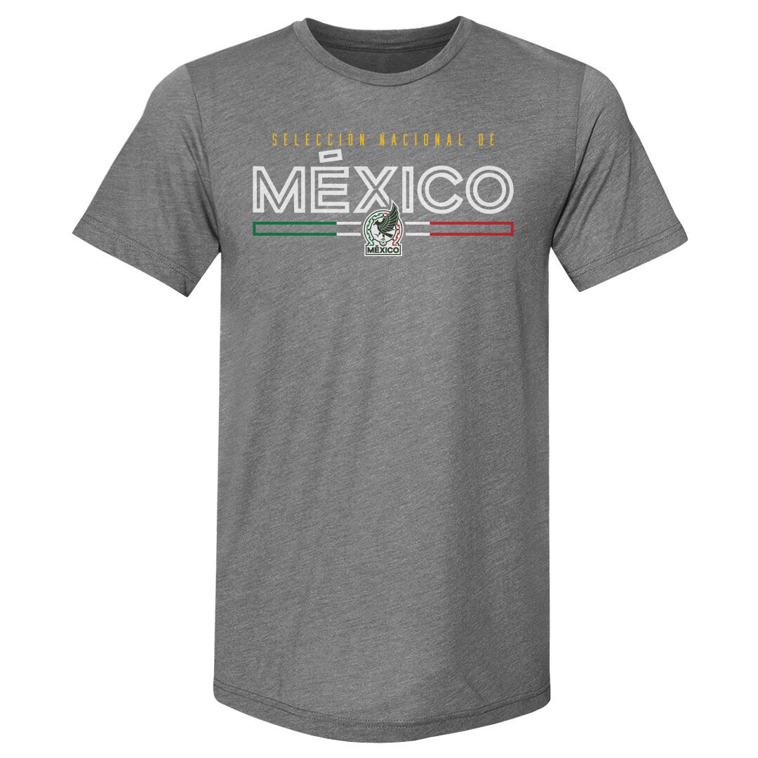 Explore mexico national team 500 level inline premium tri-blend t-shirt – gray – Germany Football Jerseys & T-Shirts Collection