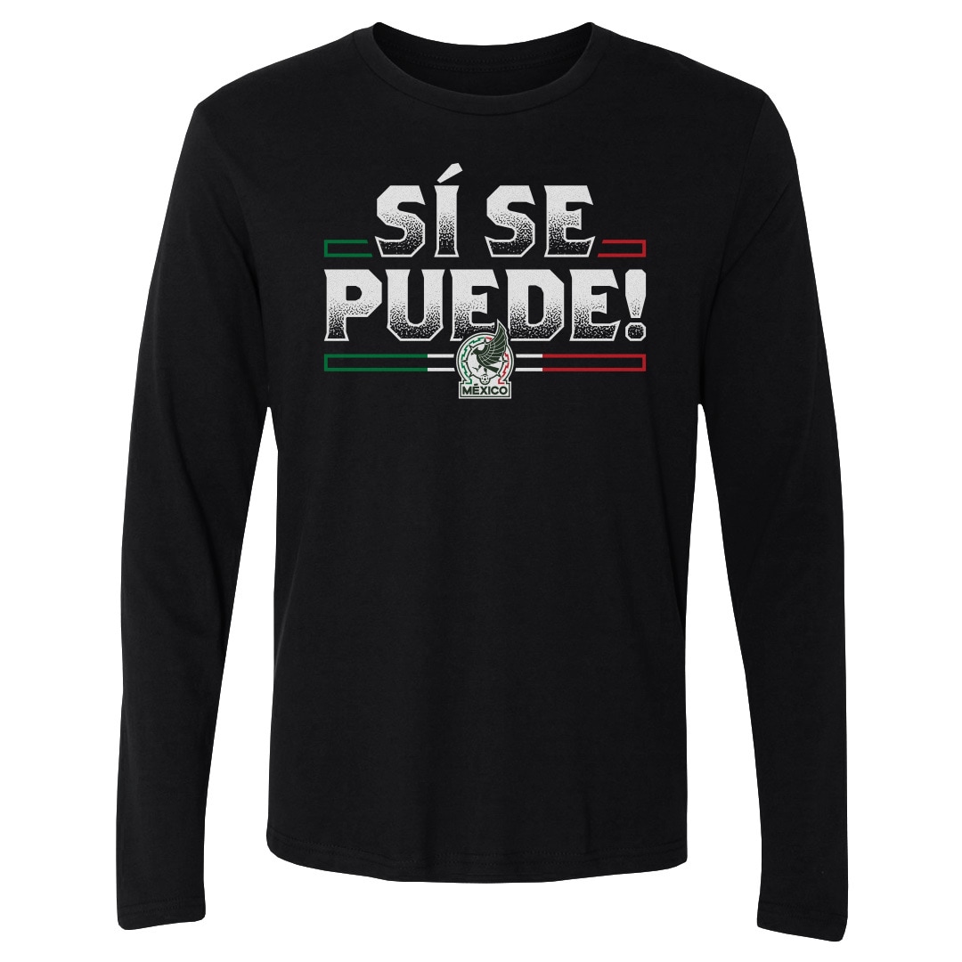 Explore mexico national team 500 level si se puede long sleeve t-shirt – black – Germany Football Jerseys & T-Shirts Collection