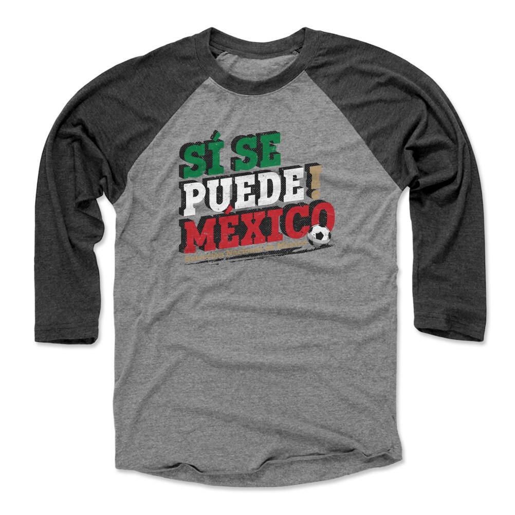 Explore mexico national team 500 level si se puede raglan 34-sleeve baseball t-shirt – blackheather gray – Germany Football Jerseys & T-Shirts Collection