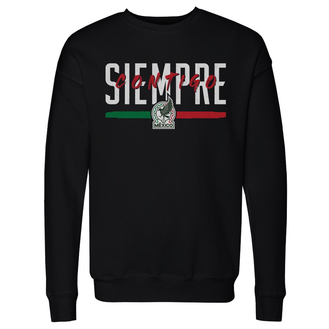 Explore mexico national team 500 level siempre contigo crewneck sweatshirt – black – Germany Football Jerseys & T-Shirts Collection