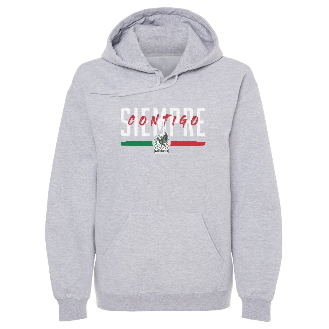 Explore mexico national team 500 level siempre contigo pullover hoodie – gray – Germany Football Jerseys & T-Shirts Collection