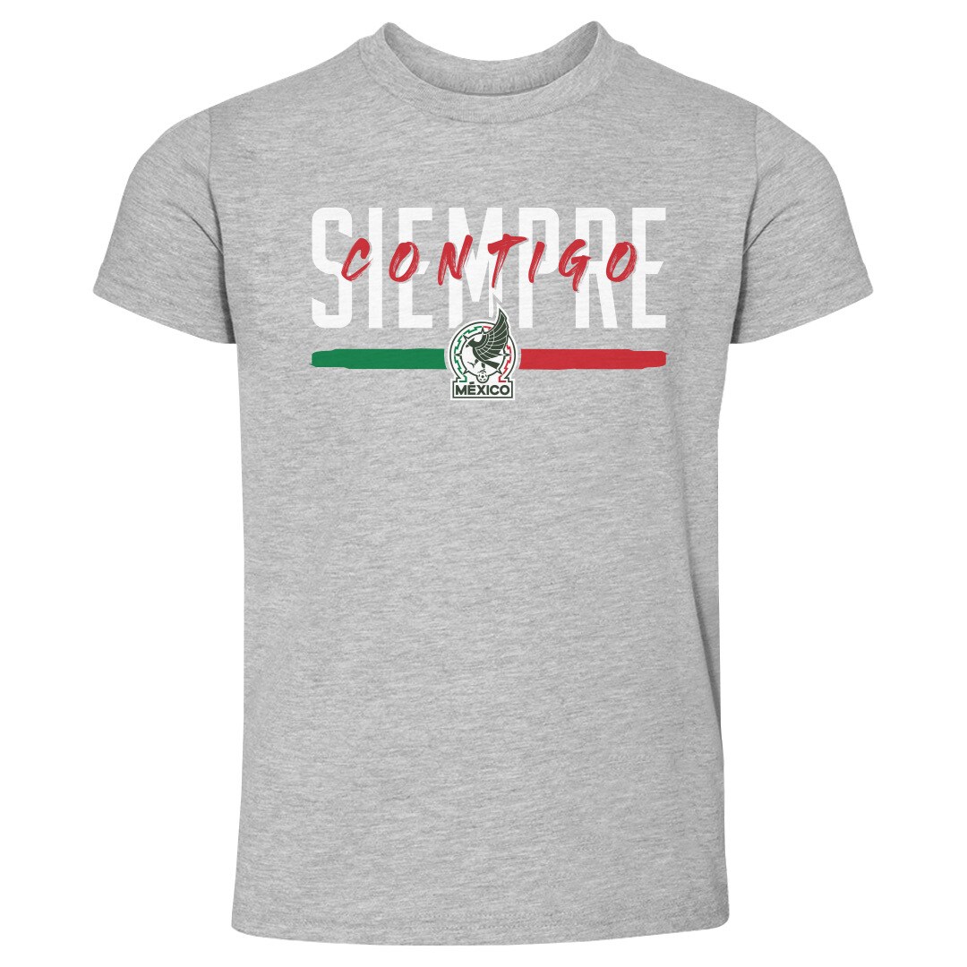 Explore mexico national team 500 level toddler siempre contigo t-shirt – heather gray – Germany Football Jerseys & T-Shirts Collection