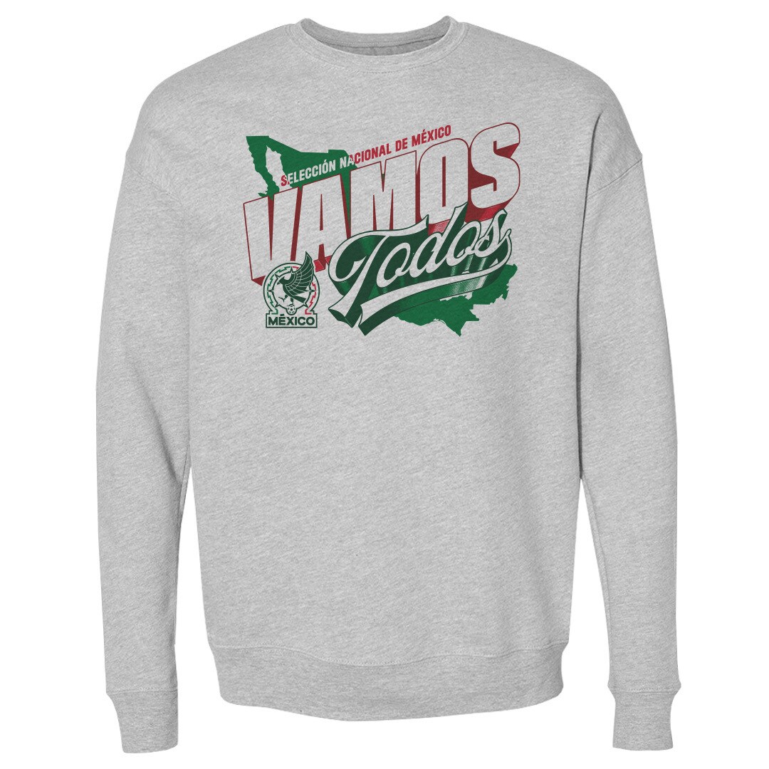 Explore mexico national team 500 level vamos todos country crewneck sweatshirt – heather gray – Germany Football Jerseys & T-Shirts Collection