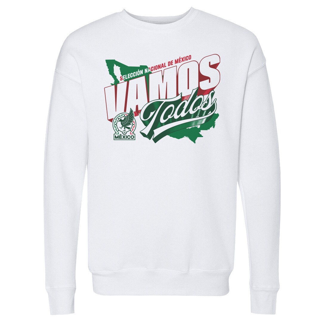 Explore mexico national team 500 level vamos todos country crewneck sweatshirt – white – Germany Football Jerseys & T-Shirts Collection
