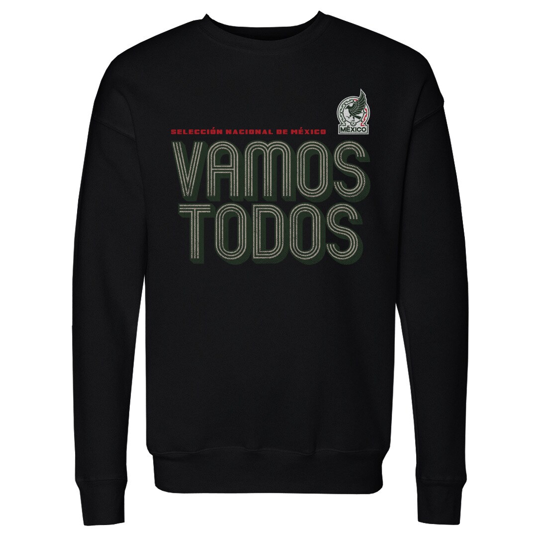 Explore mexico national team 500 level vamos todos inline bold crewneck sweatshirt – black – Germany Football Jerseys & T-Shirts Collection