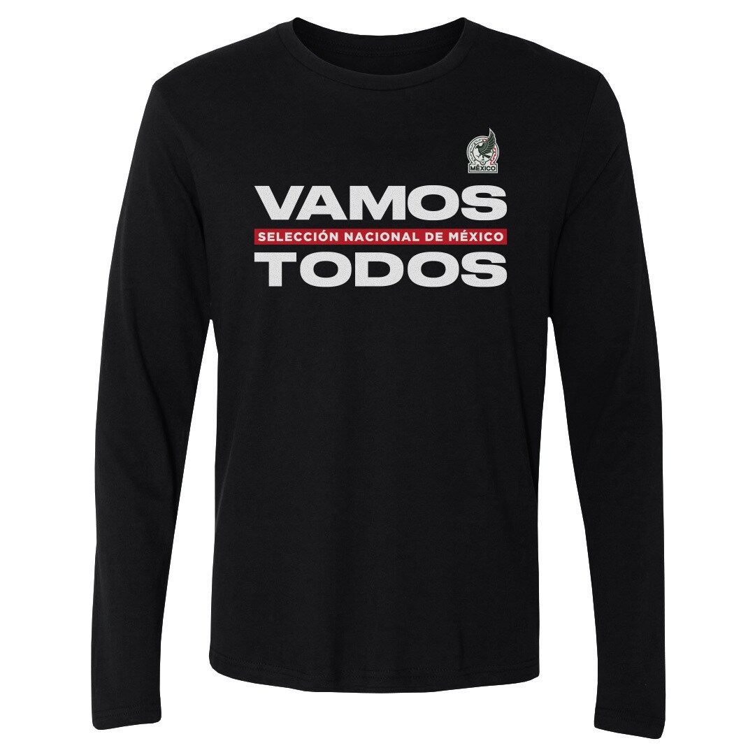Explore mexico national team 500 level vamos todos long sleeve t-shirt – black – Germany Football Jerseys & T-Shirts Collection