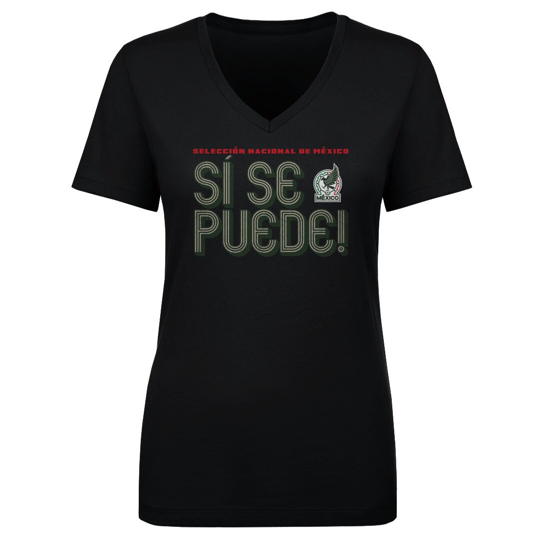 Explore mexico national team 500 level women8217s si se puede inline bold v-neck t-shirt – black – Germany Football Jerseys & T-Shirts Collection