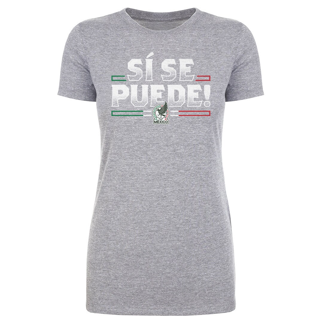 Explore mexico national team 500 level women8217s si se puede t-shirt – heather gray – Germany Football Jerseys & T-Shirts Collection