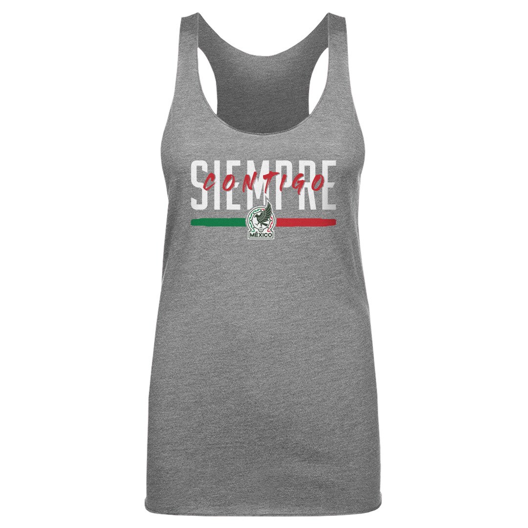 Explore mexico national team 500 level women8217s siempre contigo tri-blend tank top – gray – Germany Football Jerseys & T-Shirts Collection