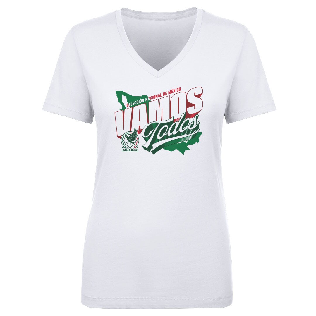 Explore mexico national team 500 level women8217s vamos todos country v-neck t-shirt – white – Germany Football Jerseys & T-Shirts Collection