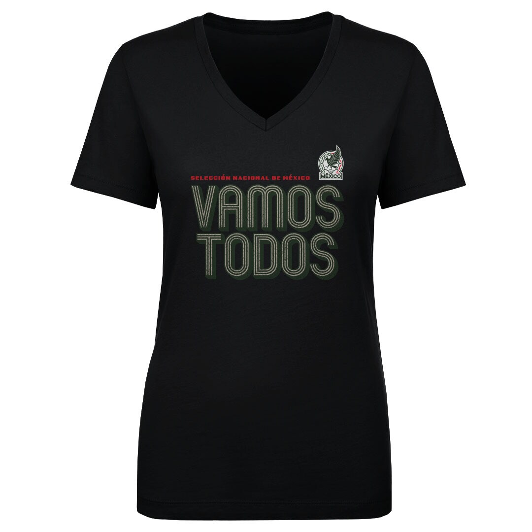 Explore mexico national team 500 level women8217s vamos todos inline bold v-neck t-shirt – black – Germany Football Jerseys & T-Shirts Collection
