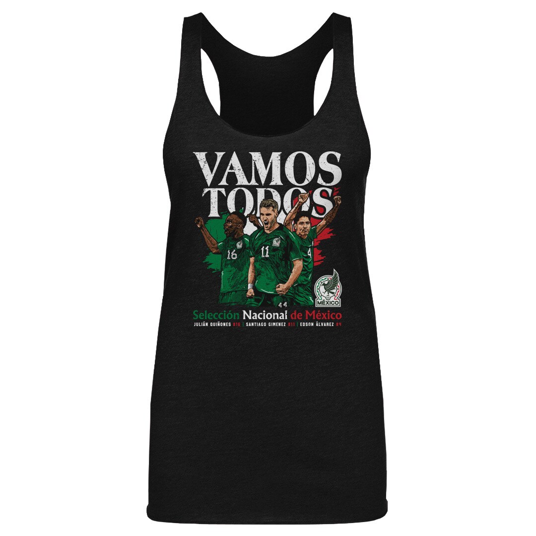 Explore mexico national team 500 level women8217s vamos todos julián quiñones santiago giménez amp edson Álvarez tri-blend racerback tank top – black – Germany Football Jerseys & T-Shirts Collection
