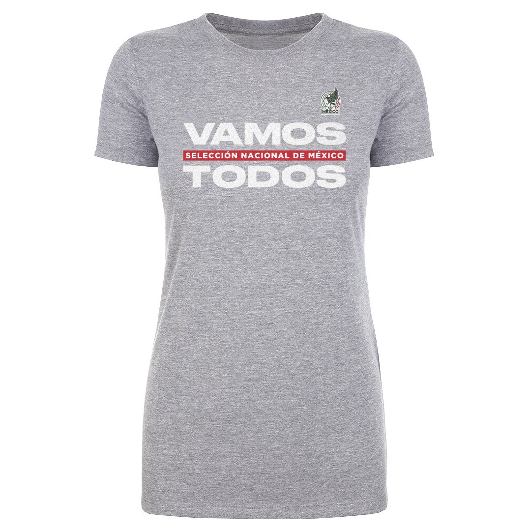 Explore mexico national team 500 level women8217s vamos todos t-shirt – heather gray – Germany Football Jerseys & T-Shirts Collection