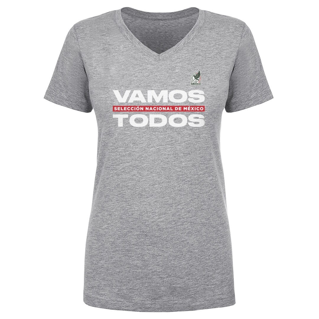 Explore mexico national team 500 level women8217s vamos todos v-neck t-shirt – heather gray – Germany Football Jerseys & T-Shirts Collection
