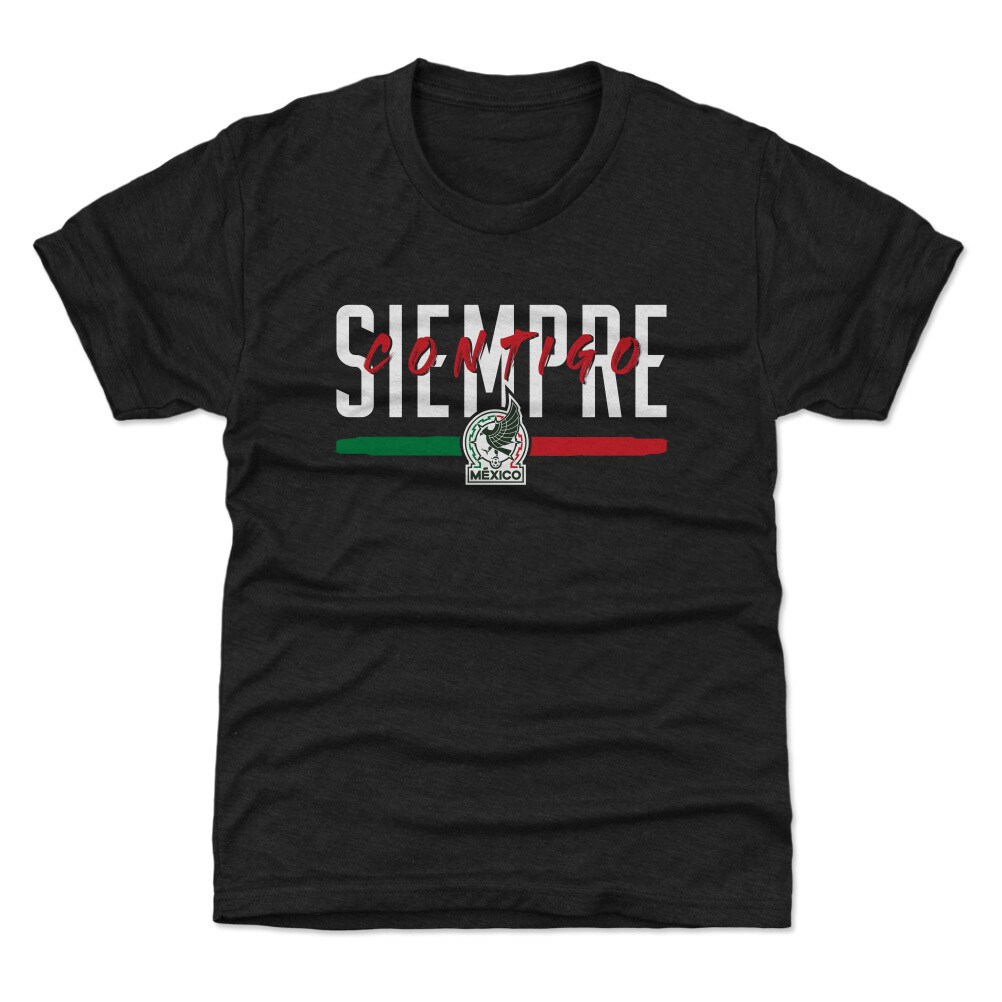 Explore mexico national team 500 level youth siempre contigo t-shirt – black – Germany Football Jerseys & T-Shirts Collection
