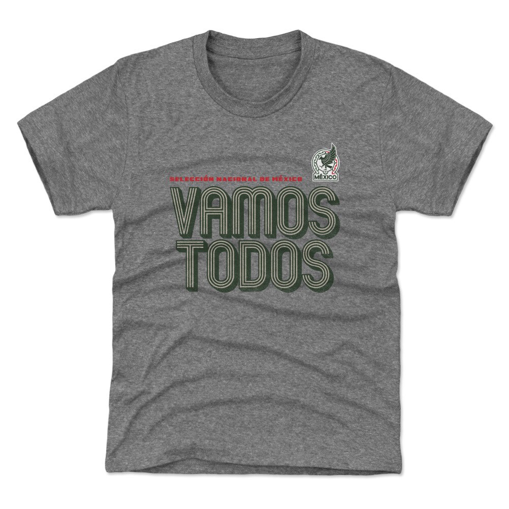 Explore mexico national team 500 level youth vamos todos inline bold t-shirt – gray – Germany Football Jerseys & T-Shirts Collection