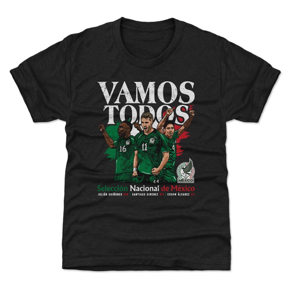 Explore mexico national team 500 level youth vamos todos julián quiñones santiago giménez amp edson Álvarez t-shirt – black – Germany Football Jerseys & T-Shirts Collection