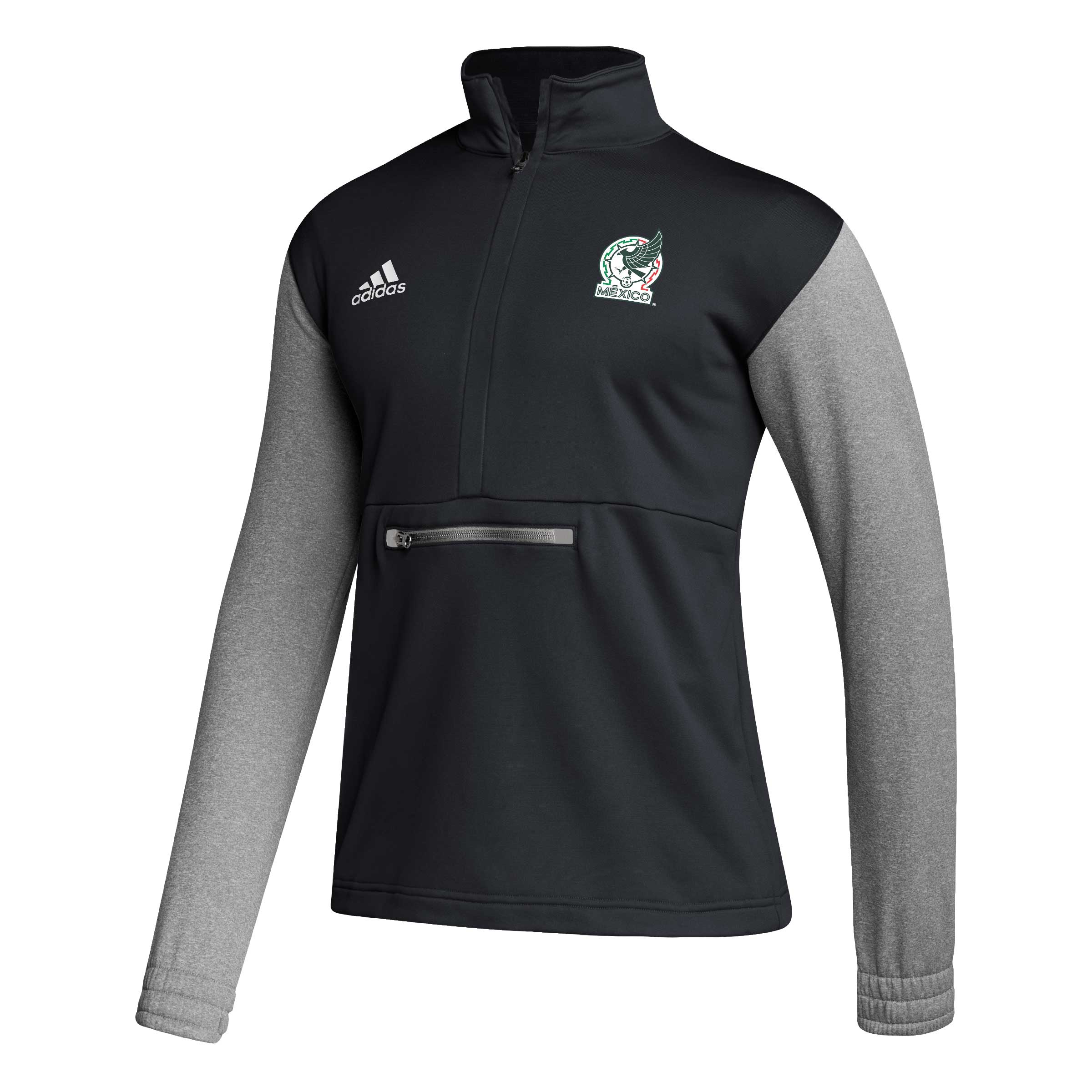 Explore mexico national team adidas crest long sleeve half-zip top – black – Germany Football Jerseys & T-Shirts Collection