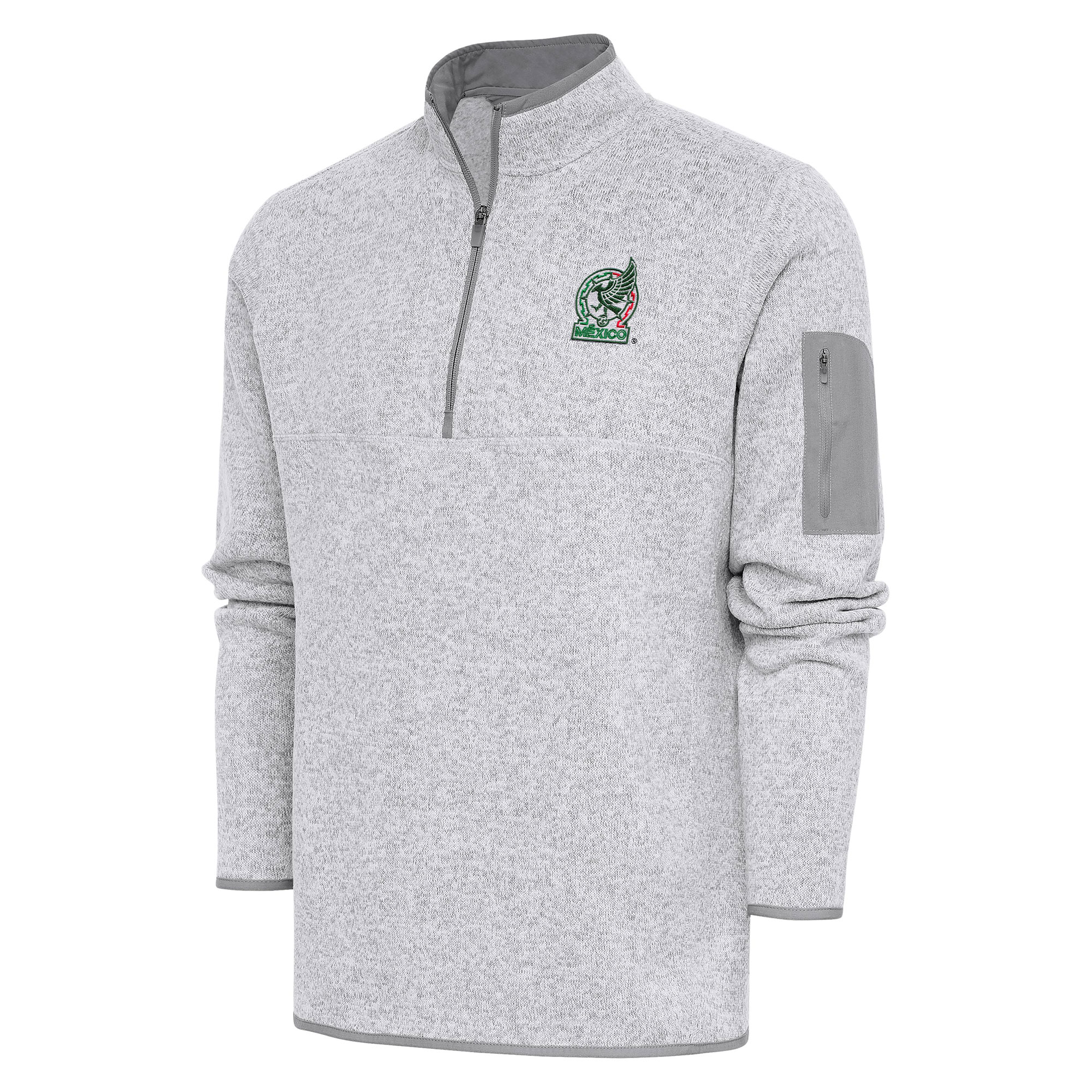 Explore mexico national team antigua elevate quarter-zip pullover – heather gray – Germany Football Jerseys & T-Shirts Collection