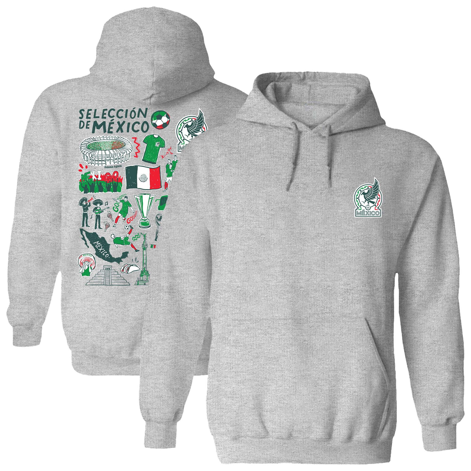 Explore mexico national team vive la fete women8217s impressions artwork pullover hoodie – gray – Germany Football Jerseys & T-Shirts Collection