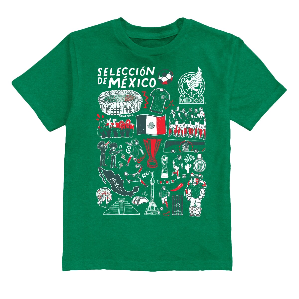 Explore mexico national team vive la fete youth impressions artwork t-shirt – green – Germany Football Jerseys & T-Shirts Collection