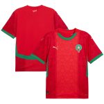 Explore morocco national team puma 2025 home replica jersey – red – Germany Football Jerseys & T-Shirts Collection