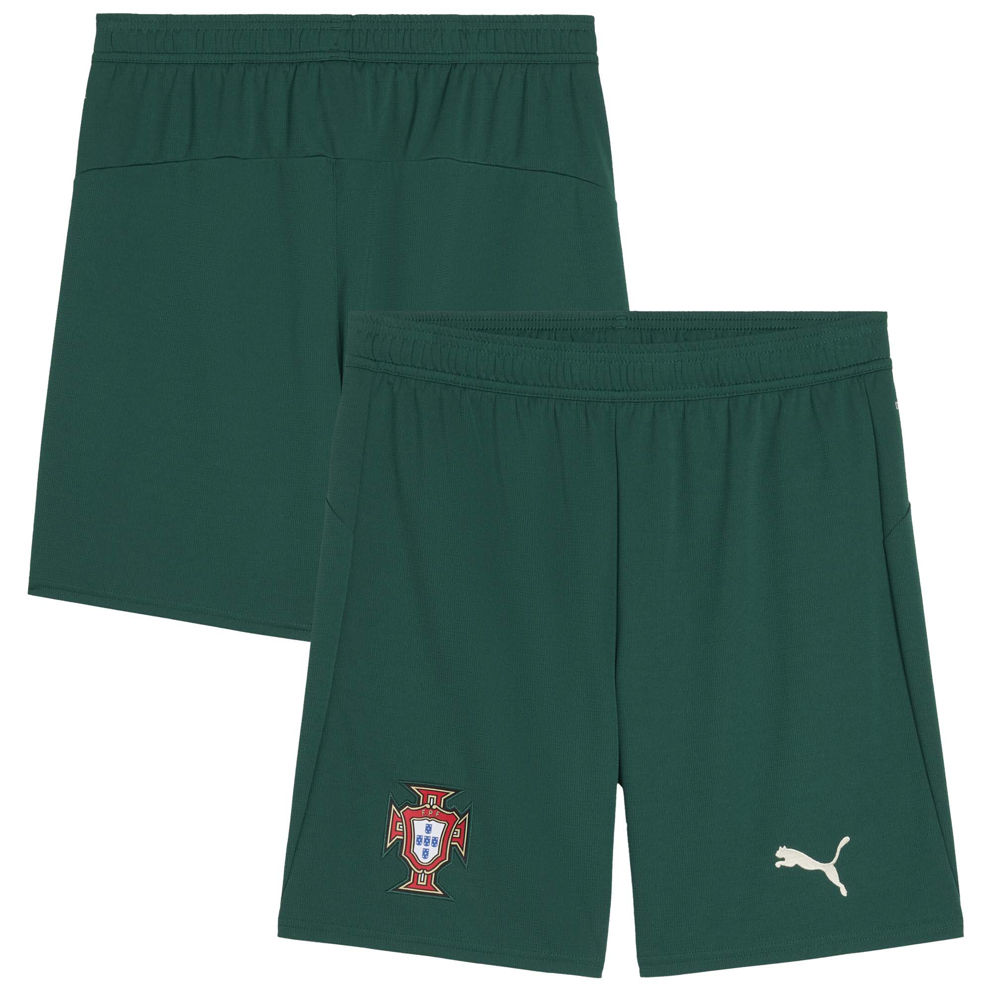 Explore portugal national team puma 2025 home replica shorts – green – Germany Football Jerseys & T-Shirts Collection