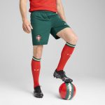Explore portugal national team puma 2025 home replica shorts – green – Germany Football Jerseys & T-Shirts Collection