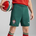 Explore portugal national team puma 2025 home replica shorts – green – Germany Football Jerseys & T-Shirts Collection