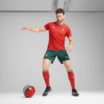 Explore portugal national team puma 2025 home replica shorts – green – Germany Football Jerseys & T-Shirts Collection