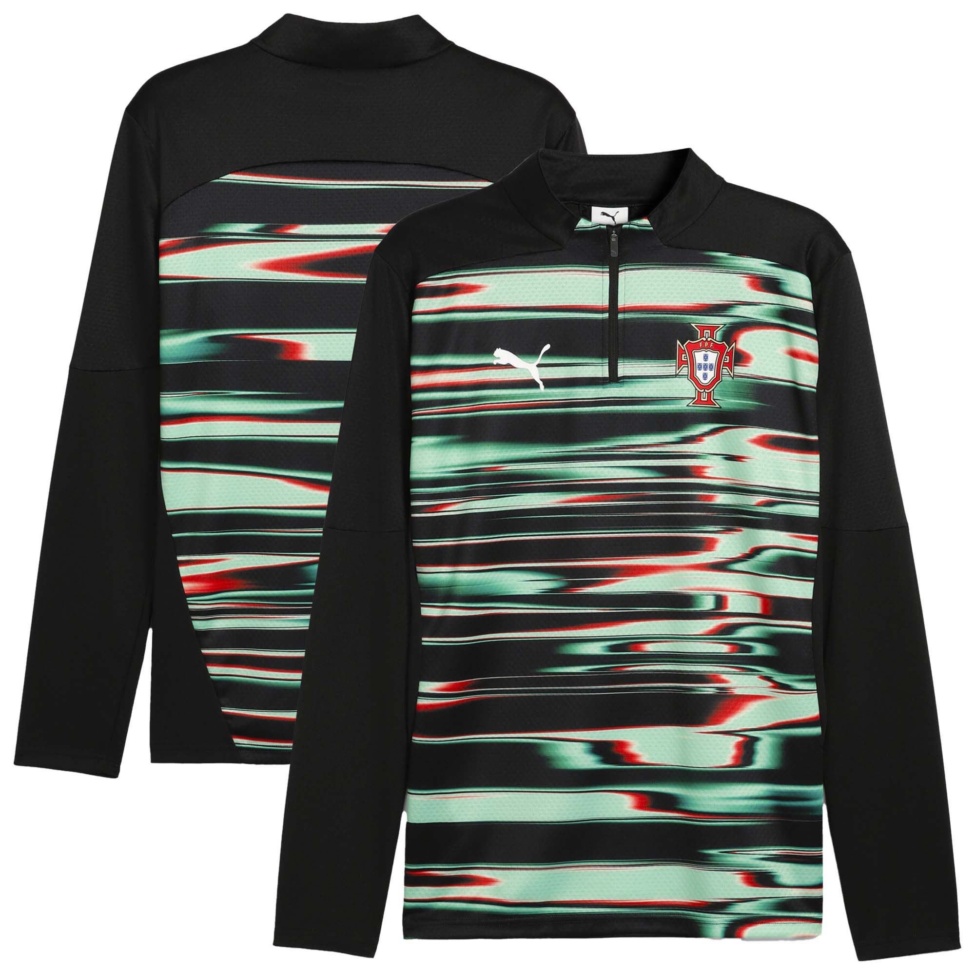 Explore portugal national team puma 2025 pre-match quarter-zip top – black – Germany Football Jerseys & T-Shirts Collection