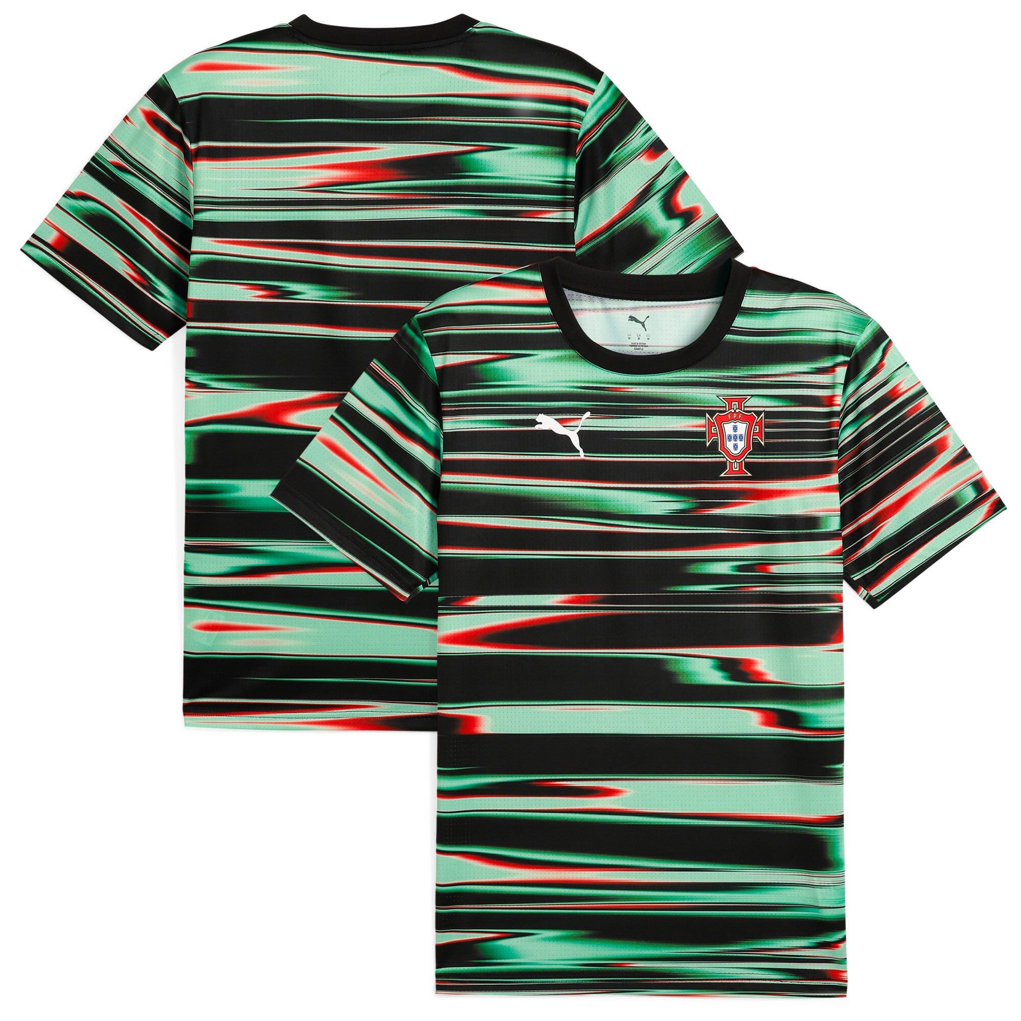 Explore portugal national team puma 2025 pre-match training jersey – black – Germany Football Jerseys & T-Shirts Collection