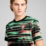 Explore portugal national team puma 2025 pre-match training jersey – black – Germany Football Jerseys & T-Shirts Collection