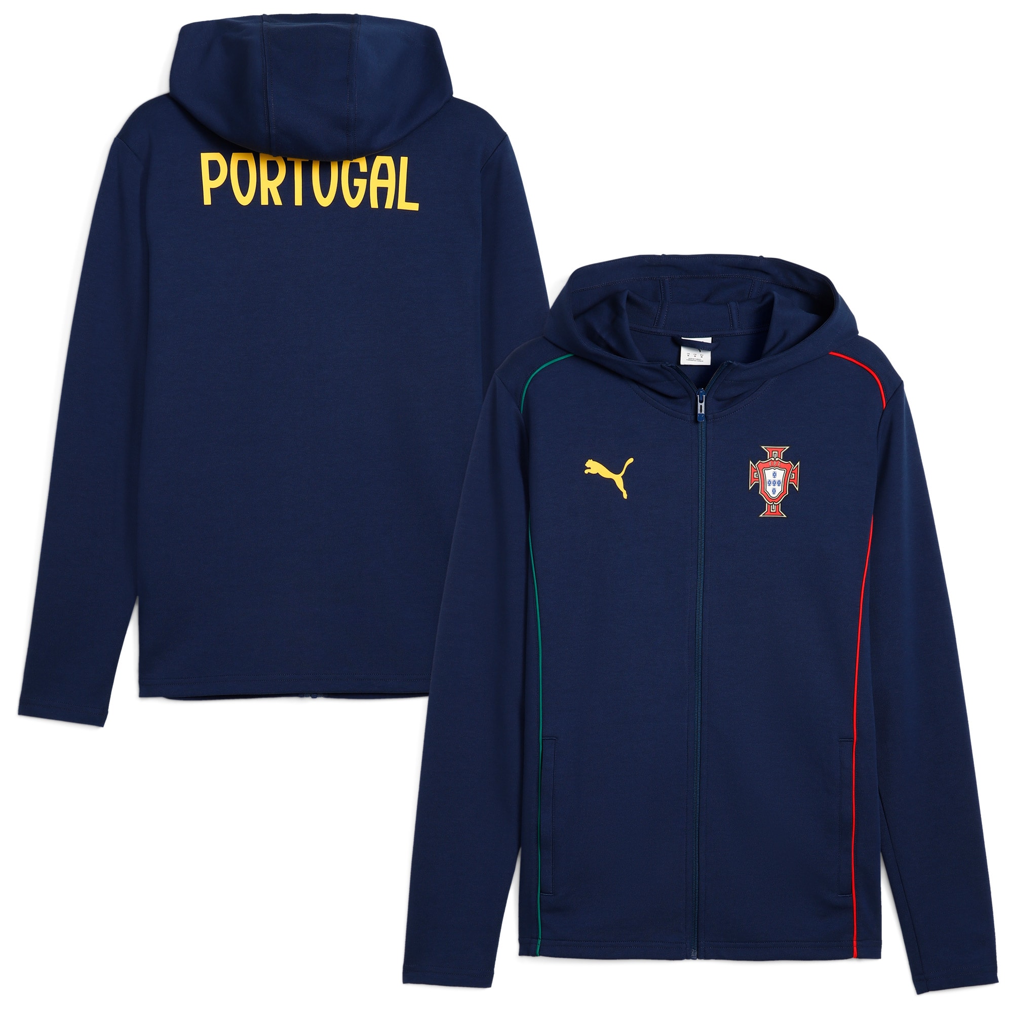 Explore portugal national team puma casuals full-zip hoodie – navy – Germany Football Jerseys & T-Shirts Collection