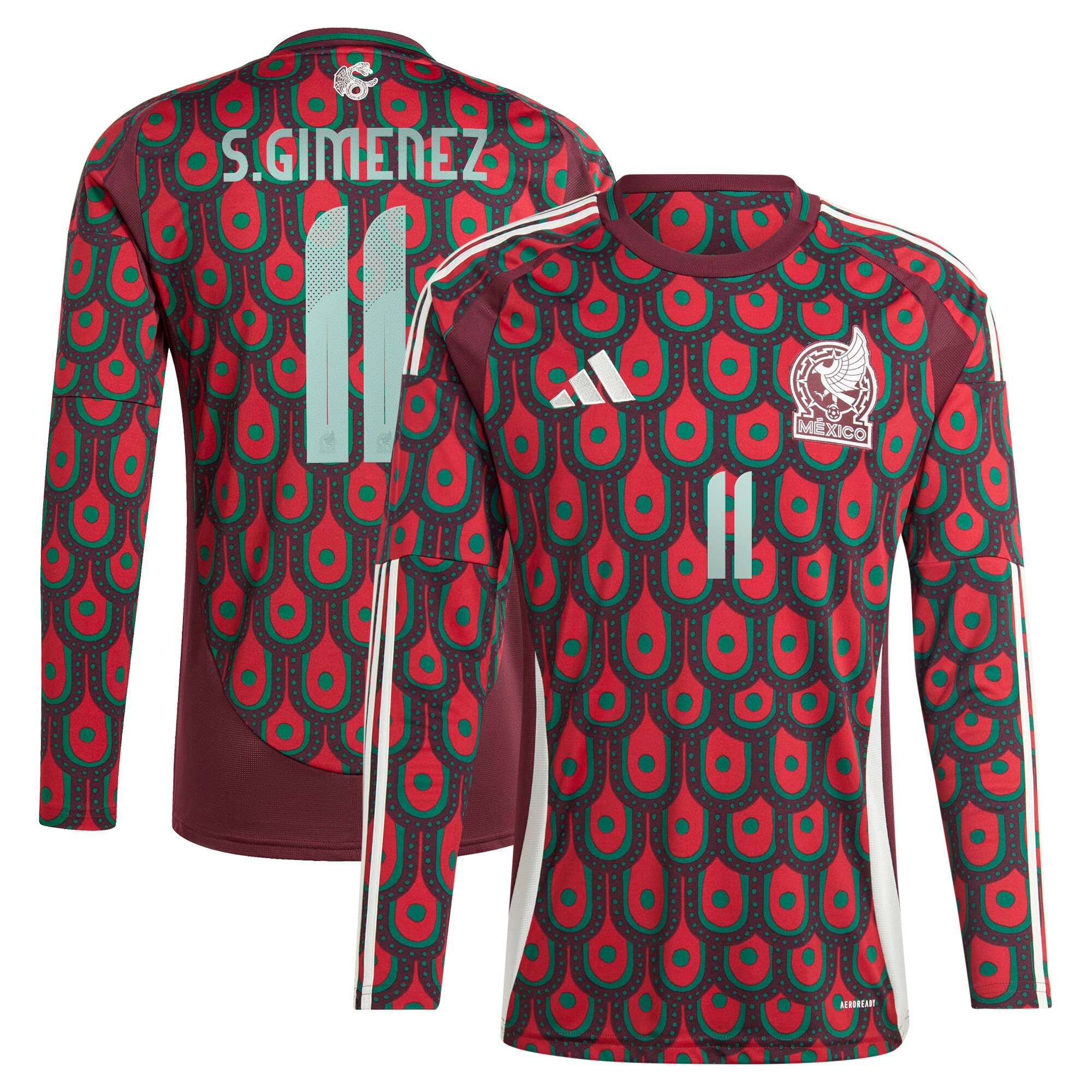 Explore santiago giménez mexico national team adidas 2024 home replica player long sleeve jersey – burgundy – Germany Football Jerseys & T-Shirts Collection
