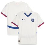 Explore serbia national team puma 2024 away replica jersey – white – Germany Football Jerseys & T-Shirts Collection