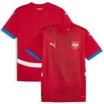 Explore serbia national team puma 2024 home replica jersey – red – Germany Football Jerseys & T-Shirts Collection