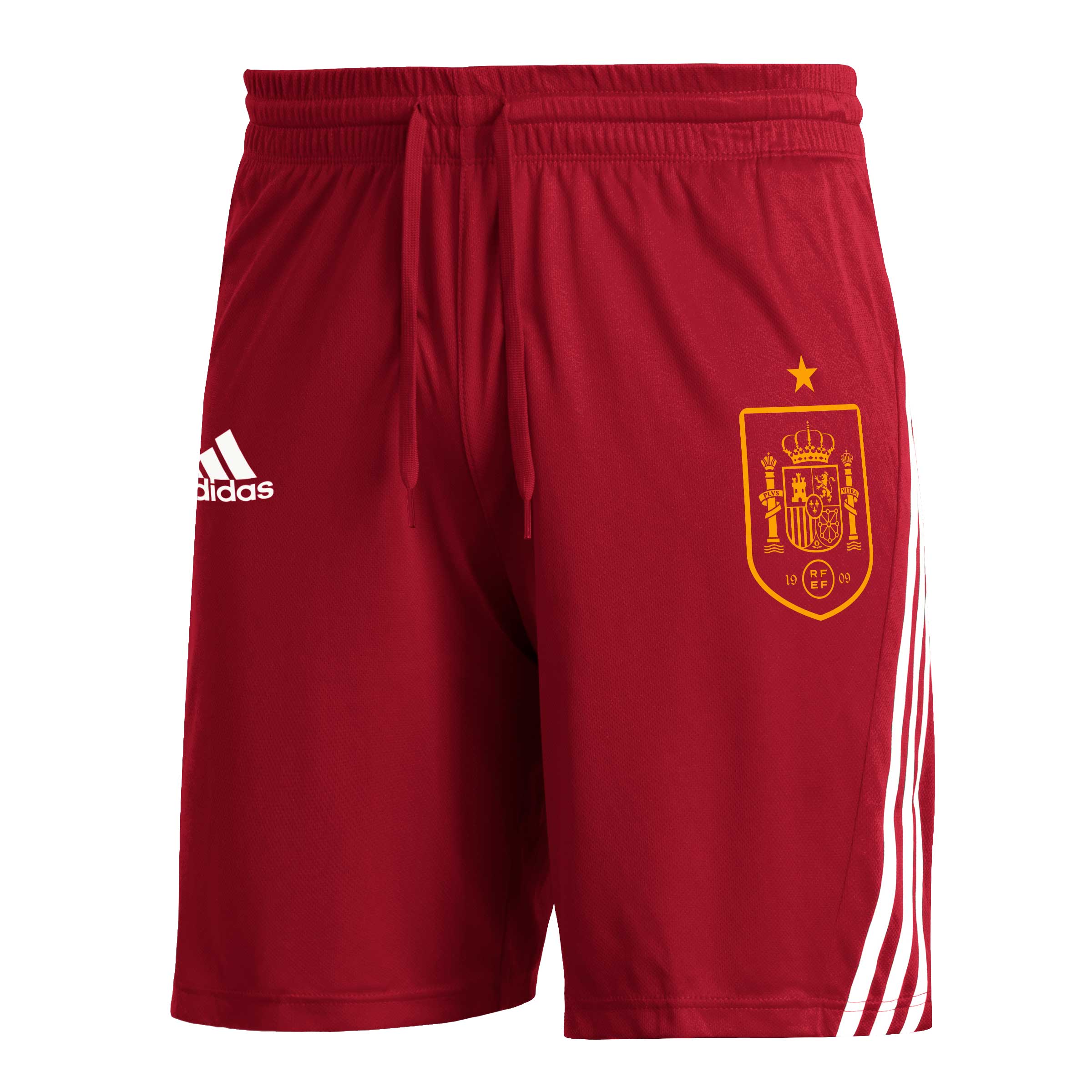 Explore spain national team adidas club crest three-stripe aeroready shorts – red – Germany Football Jerseys & T-Shirts Collection